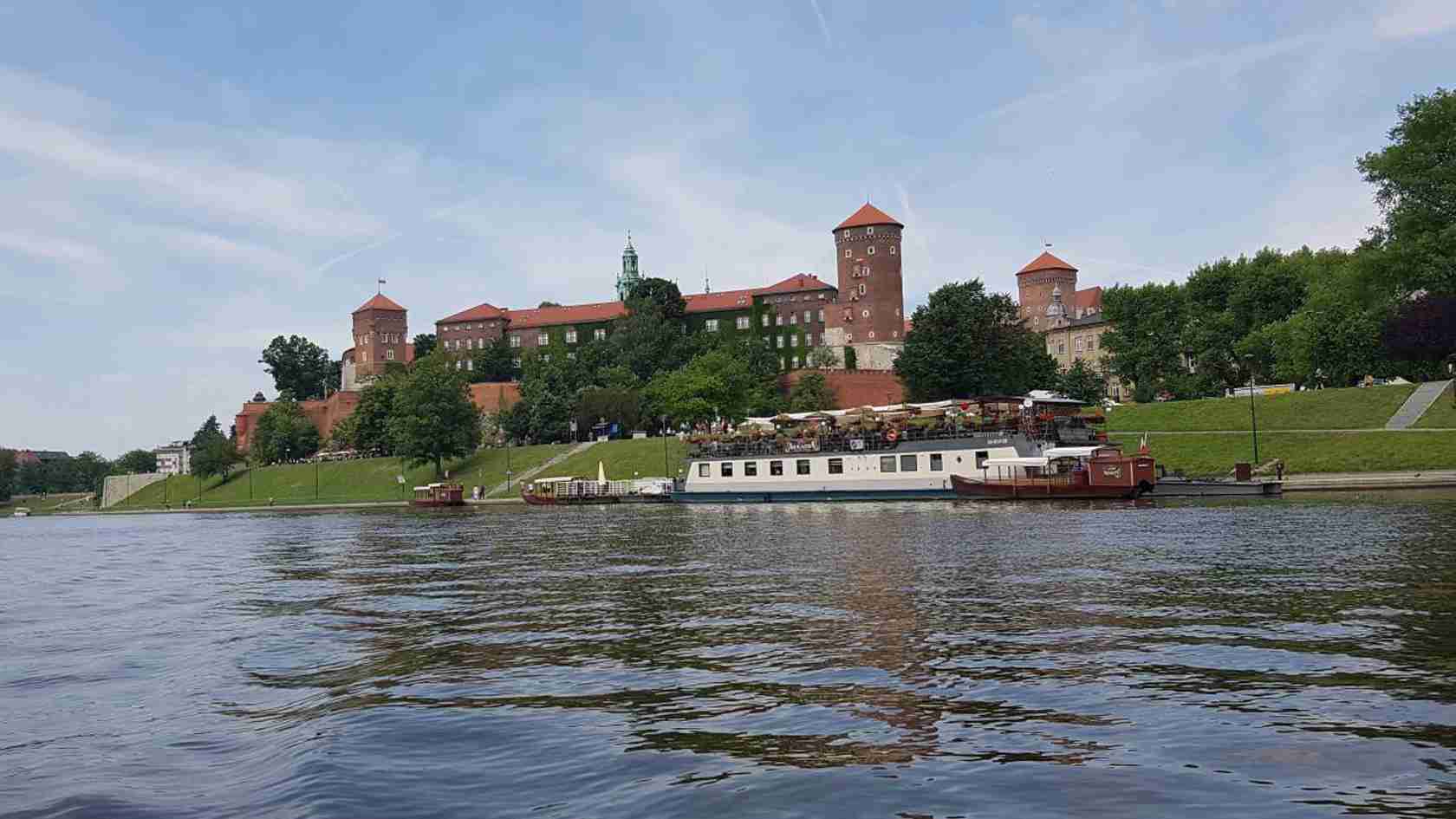 Restaurant on the Vistula River in Krakow